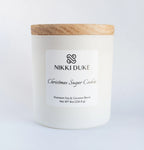 Nikki Duke Christmas Sugar Cookie 8 oz Premium Soy + Coconut Candle Nikki Duke