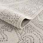 Birdwood Cream & Brown Area Rug Hauteloom