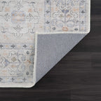 Beige Beckett Vintage Washable Area Rug Hauteloom