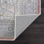 Brown Bagamanoc Medallion Washable Area Rug Hauteloom
