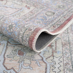 Brown Bagamanoc Medallion Washable Area Rug Hauteloom