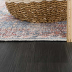 Burnt Orange Holi-2300 Washable Area Rug Hauteloom