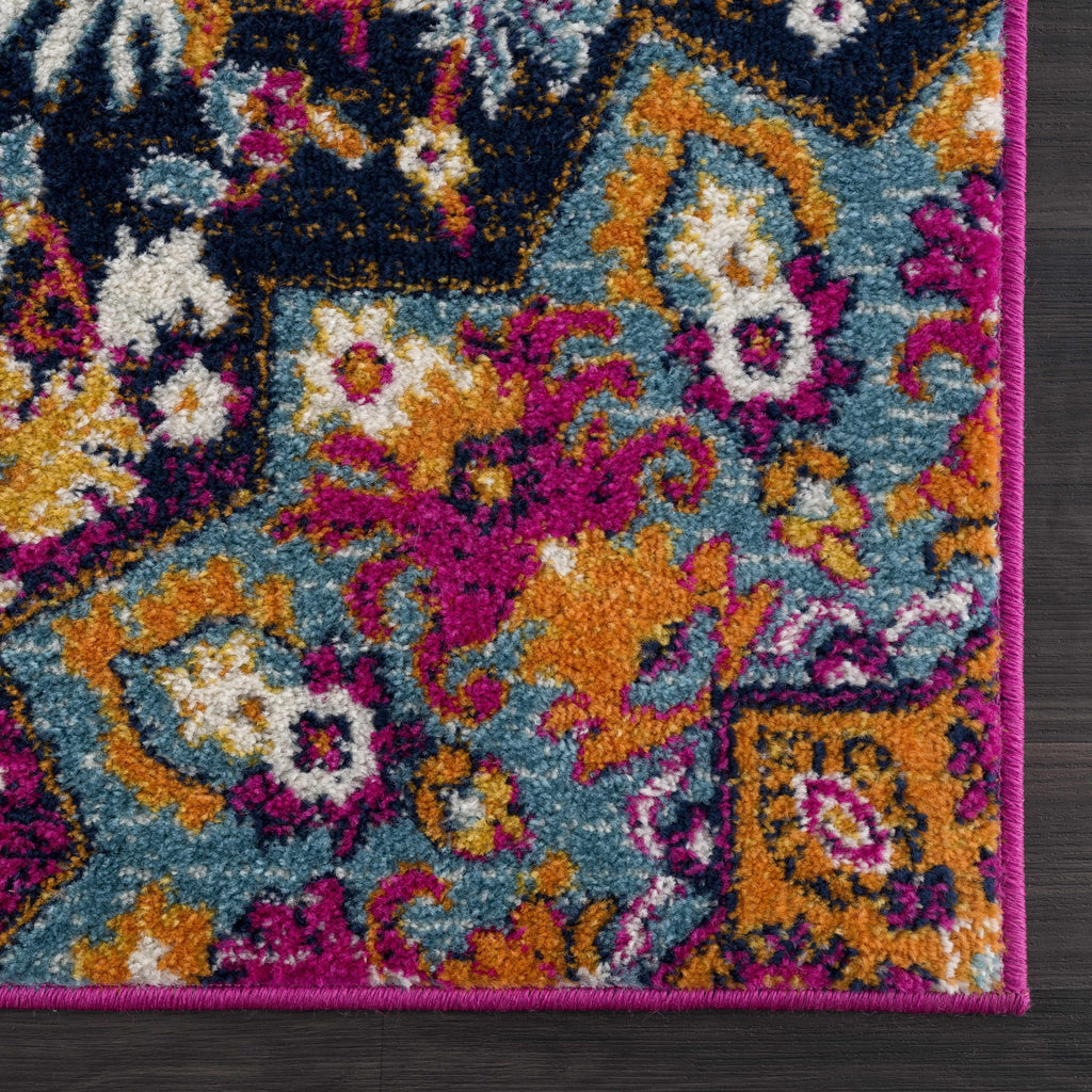 Burnt Orange Ojus Area Rug Hauteloom