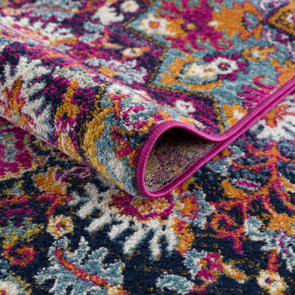 Burnt Orange Ojus Area Rug Hauteloom