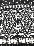 DaDa Bedding Aztec Black & White Diamonds Throw Pillow Covers - 18" x 18" 2-Pack (C14800-1-CC) DaDalogy Bedding Collection