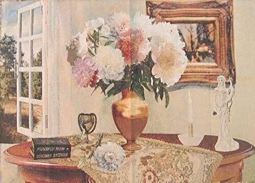 DaDa Bedding Breeze of Admiration Elegant Antique Woven Tapestry Wall Hanging - 36" x 50" DaDalogy Bedding Collection