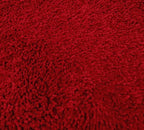 DaDa Bedding Burgundy Red Shaggy Soft Chenille Noodle Carpet Rug Bath Mat DaDalogy Bedding Collection