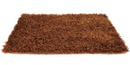 DaDa Bedding Coffee Brown Shaggy Soft Chenille Noodle Carpet Rug Bath Mat DaDalogy Bedding Collection