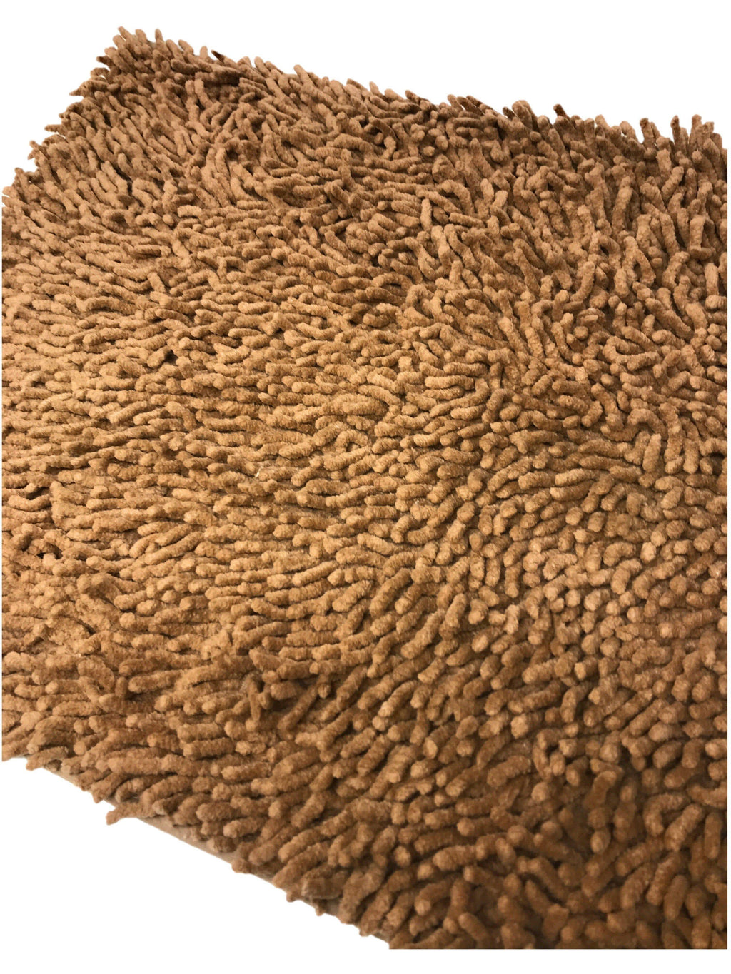 DaDa Bedding Coffee Brown Shaggy Soft Chenille Noodle Carpet Rug Bath Mat DaDalogy Bedding Collection