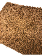 DaDa Bedding Coffee Brown Shaggy Soft Chenille Noodle Carpet Rug Bath Mat DaDalogy Bedding Collection