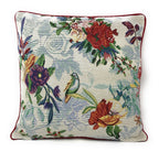 DaDa Bedding Elegant Tropical Paradise Birds Floral Tapestry Throw Pillow Covers 16" (18116) DaDalogy Bedding Collection