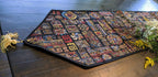 DaDa Bedding Ethnic Ornaments Geometric Black Elegant Woven Tapestry Dining Table Runner (18118) DaDalogy Bedding Collection