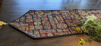 DaDa Bedding Ethnic Ornaments Geometric Black Elegant Woven Tapestry Dining Table Runner (18118) DaDalogy Bedding Collection
