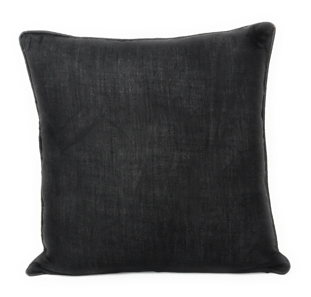 DaDa Bedding Ethnic Ornaments Geometric Black Tapestry Throw Pillow Covers 16" (18118) DaDalogy Bedding Collection