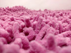 DaDa Bedding Fuchsia Magenta Pink Shaggy Soft Chenille Noodle Carpet Rug Bath Mat DaDalogy Bedding Collection