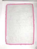 DaDa Bedding Fuchsia Magenta Pink Shaggy Soft Chenille Noodle Carpet Rug Bath Mat DaDalogy Bedding Collection