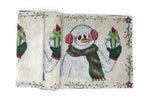 DaDa Bedding Magical Snowman Holiday Woven Tapestry Dining Table Runner (9733) DaDalogy Bedding Collection