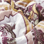 DaDa Bedding Majestic Oriental Kilim Bedspread - Royal Persian Traditional Design Intricate Ornate Ornament Print Coverlet w/ Shams DaDalogy Bedding Collection