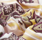 DaDa Bedding Majestic Oriental Kilim Fitted Sheet - w/ Pillow Cases Royal Persian Traditional Design Intricate Ornate Ornament Print DaDalogy Bedding Collection