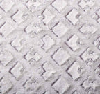 DaDa Bedding Luxury Dreamy Milky White & Purple Sherpa Backside Faux Fur Throw Blanket (M3395) DaDalogy Bedding Collection