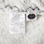 DaDa Bedding Luxury Dreamy Milky White & Purple Sherpa Backside Faux Fur Throw Blanket (M3395) DaDalogy Bedding Collection