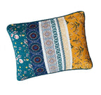 DaDa Bedding Patchwork Bed of Wild Flowers Floral King Size Pillow Sham Cover, 20" x 36" (JHW886) DaDalogy Bedding Collection