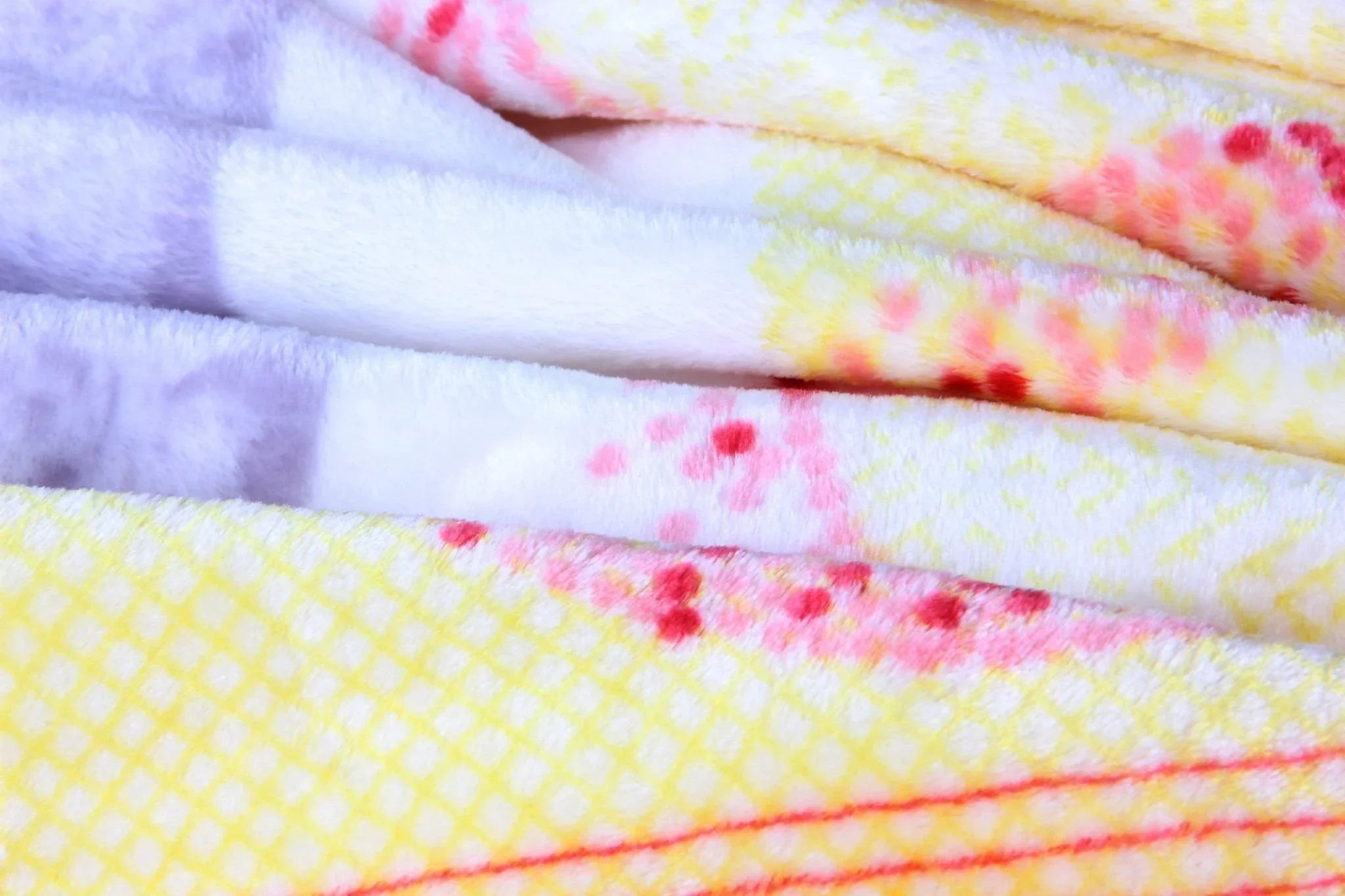 DaDa Bedding Seashore Sunny Yellow Lavender Floral Flannel Mink Fleece Throw Blanket (XY9901) DaDalogy Bedding Collection