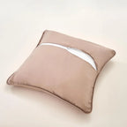 DaDa Bedding Set of 2-Pieces Sandy Beige Taupe Square Cushion Throw Pillow Covers, 18" x 18" (JHW-585) DaDalogy Bedding Collection