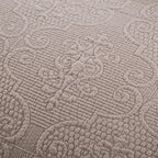 DaDa Bedding Set of 2-Pieces Sandy Beige Taupe Square Cushion Throw Pillow Covers, 18" x 18" (JHW-585) DaDalogy Bedding Collection