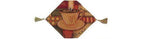 DaDa Bedding Set of 3-Pieces - Smell of Coffee Café Cup Orange Brown Woven Tapestry Dining Table Runners (9912) DaDalogy Bedding Collection
