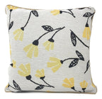 DaDa Bedding Set of 4 Pieces - Floral Garden Botanical Tapestry Throw Pillow Covers Bundle Pack - 16" x 16" DaDalogy Bedding Collection