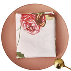 DaDa Bedding Set of 4-Pieces Romantic Roses Pink Floral Dining Table Napkins 18" x 18" (879) DaDalogy Bedding Collection