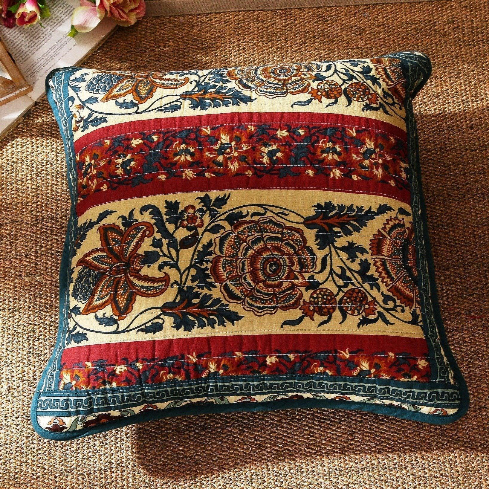 DaDa Bedding Set of Two Dark Elegance Bohemian Cushion Covers - 2 PCS - 18" (JHW-550) DaDalogy Bedding Collection