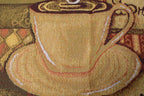 DaDa Bedding Smell of Coffee Cup Latte Java Brown Tapestry Table Runner Cloth (9912) DaDalogy Bedding Collection