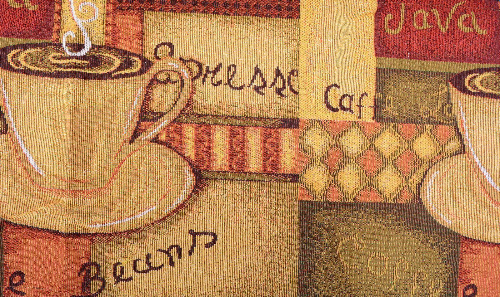DaDa Bedding Smell of Coffee Cup Latte Java Brown Tapestry Table Runner Cloth (9912) DaDalogy Bedding Collection