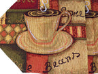 DaDa Bedding Smell of Coffee Cup Latte Java Brown Tapestry Table Runner Cloth (9912) DaDalogy Bedding Collection