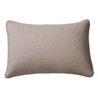 DaDa Bedding Taupe Beige Sand Dollar Floral Quilted Cotton Pillow Sham - 1-Piece  (JHW585) DaDalogy Bedding Collection