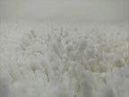 DaDa Bedding Vanilla Ivory White Shaggy Soft Chenille Noodle Carpet Rug Bath Mat DaDalogy Bedding Collection