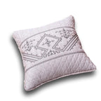 DaDa Bedding Whimsical Lavender Purple Grey Yarn Dyed Euro Pillow Sham Cover, 26" x 26 (JHW866) DaDalogy Bedding Collection