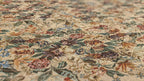 DaDa Bedding Wildflower Wonderland Floral Golden Beige Tan Square Dining Table Cloth (3100) DaDalogy Bedding Collection