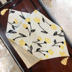 DaDa Bedding Yellow Fleur Floral Garden Woven Tapestry Dining Table Runner (18112) DaDalogy Bedding Collection