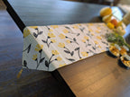 DaDa Bedding Yellow Fleur Floral Garden Woven Tapestry Dining Table Runner (18112) DaDalogy Bedding Collection