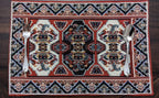 DaDalogy Set of 4-Pieces Majestic Kilim Red Persian Rug Woven Tapestry Placemats 13” x 19” (18195) DaDalogy Bedding Collection