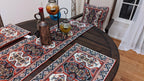 DaDalogy Set of 4-Pieces Majestic Kilim Red Persian Rug Woven Tapestry Placemats 13” x 19” (18195) DaDalogy Bedding Collection