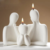 Artistic Family Abstract Body Silicone Candle Molds