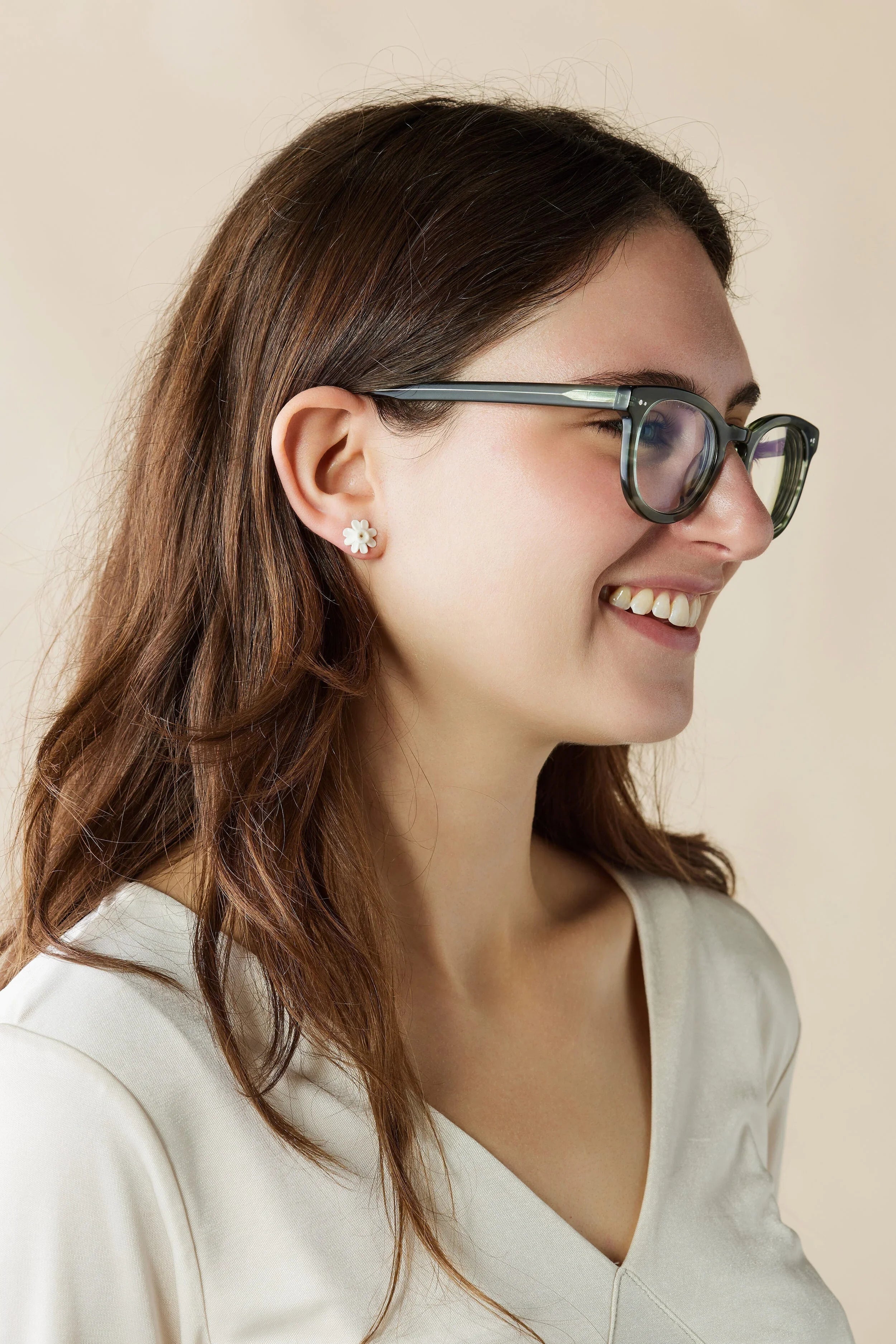 Daffodil Stud Earrings Kanju Interiors