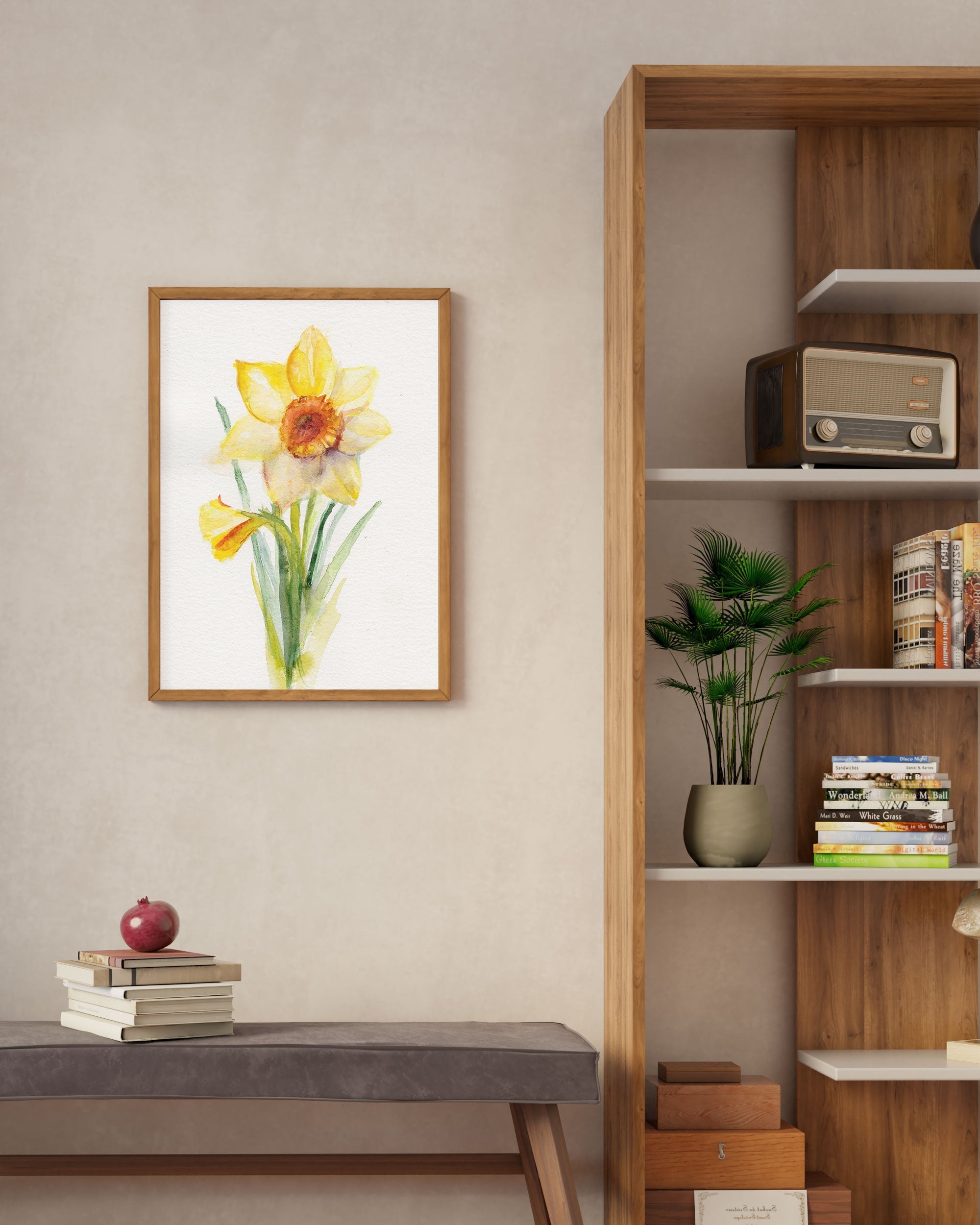 Daffodil - March Birth Flower Art Print