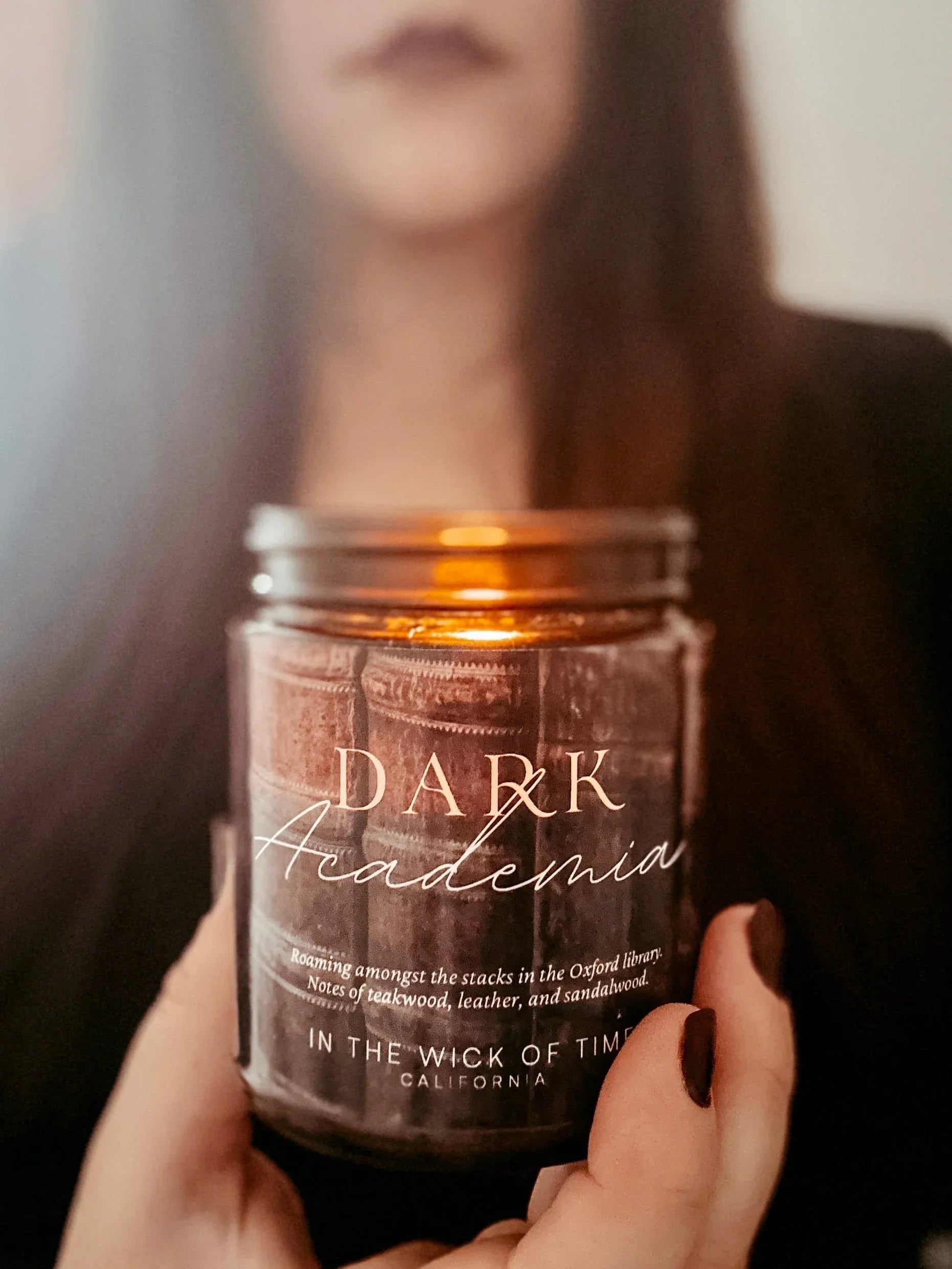 Dark Academia Candle In the Wick of Time