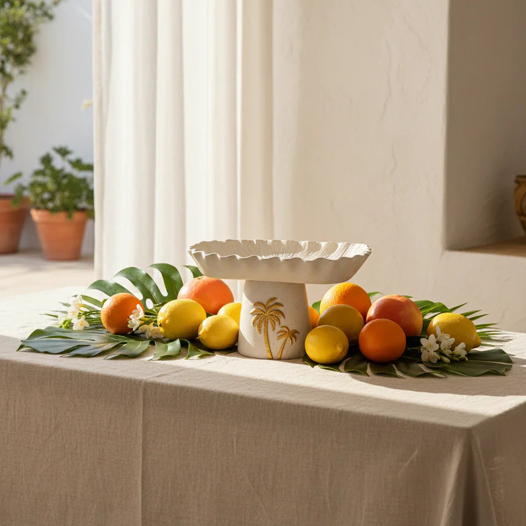 Decorative Tray - Ramadan Lotus Leaf Shaped