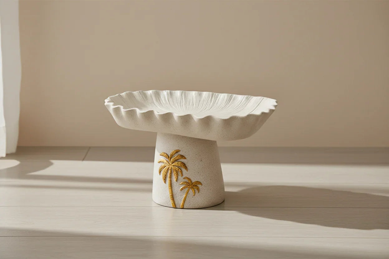 Decorative Tray - Ramadan Lotus Leaf Shaped